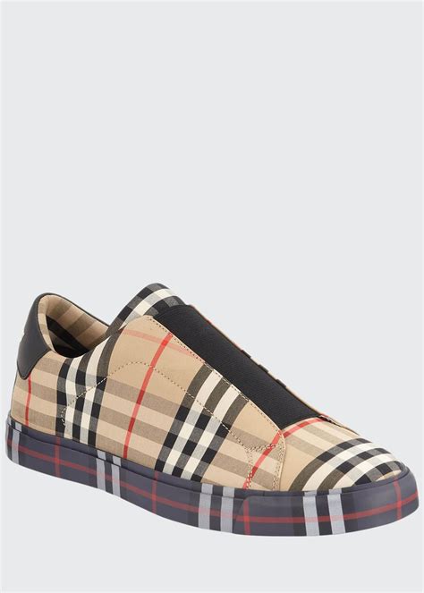 burberry mens sneaker|Burberry slip on sneakers men.